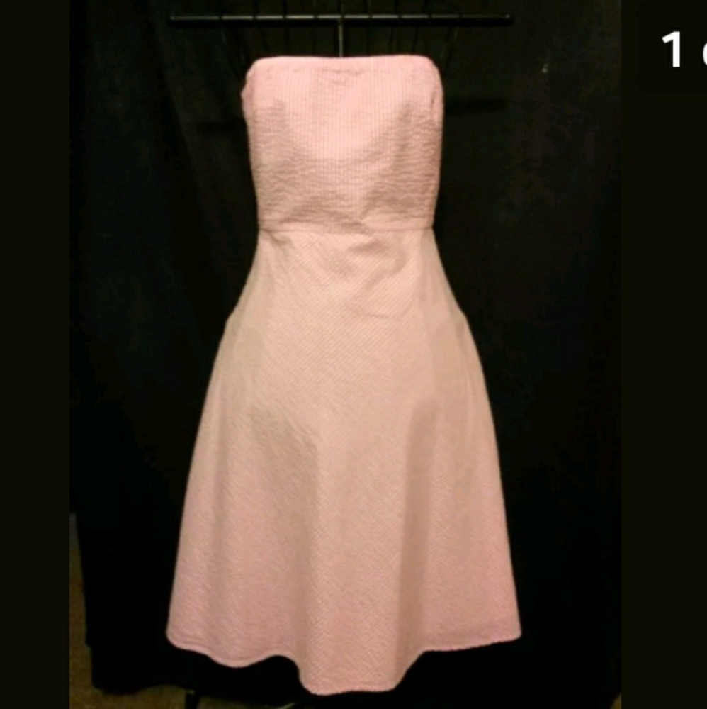 Strapless Candystripe Dress